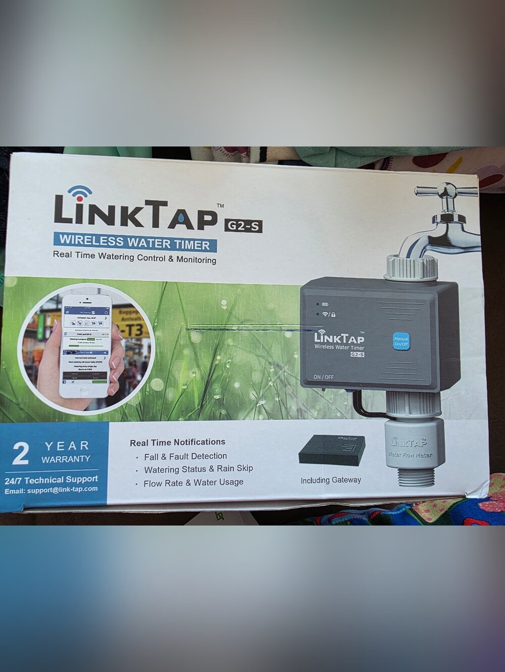 LinkTap G2S Wireless Smart Water Timer Including Gateway
